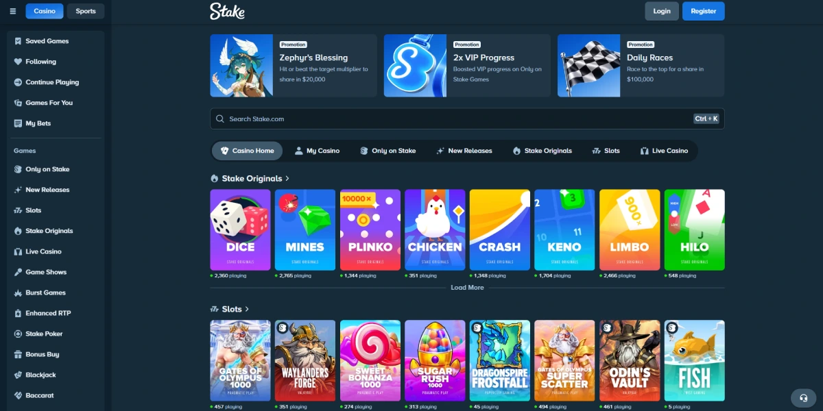 Stake Games